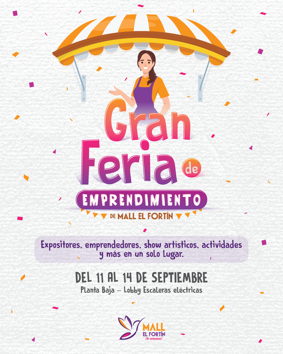 GRAN FERIA DE EMPRENDIMIENTO DEL 11/09/2025 HASTA EL 14/09/2025