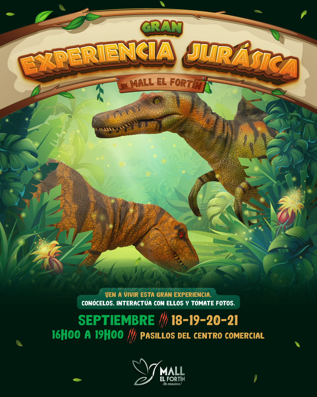 GRAN EXPERIENCIA JURÁSICA DESDE EL 18/09/2025 HASTA EL 21/09/2025