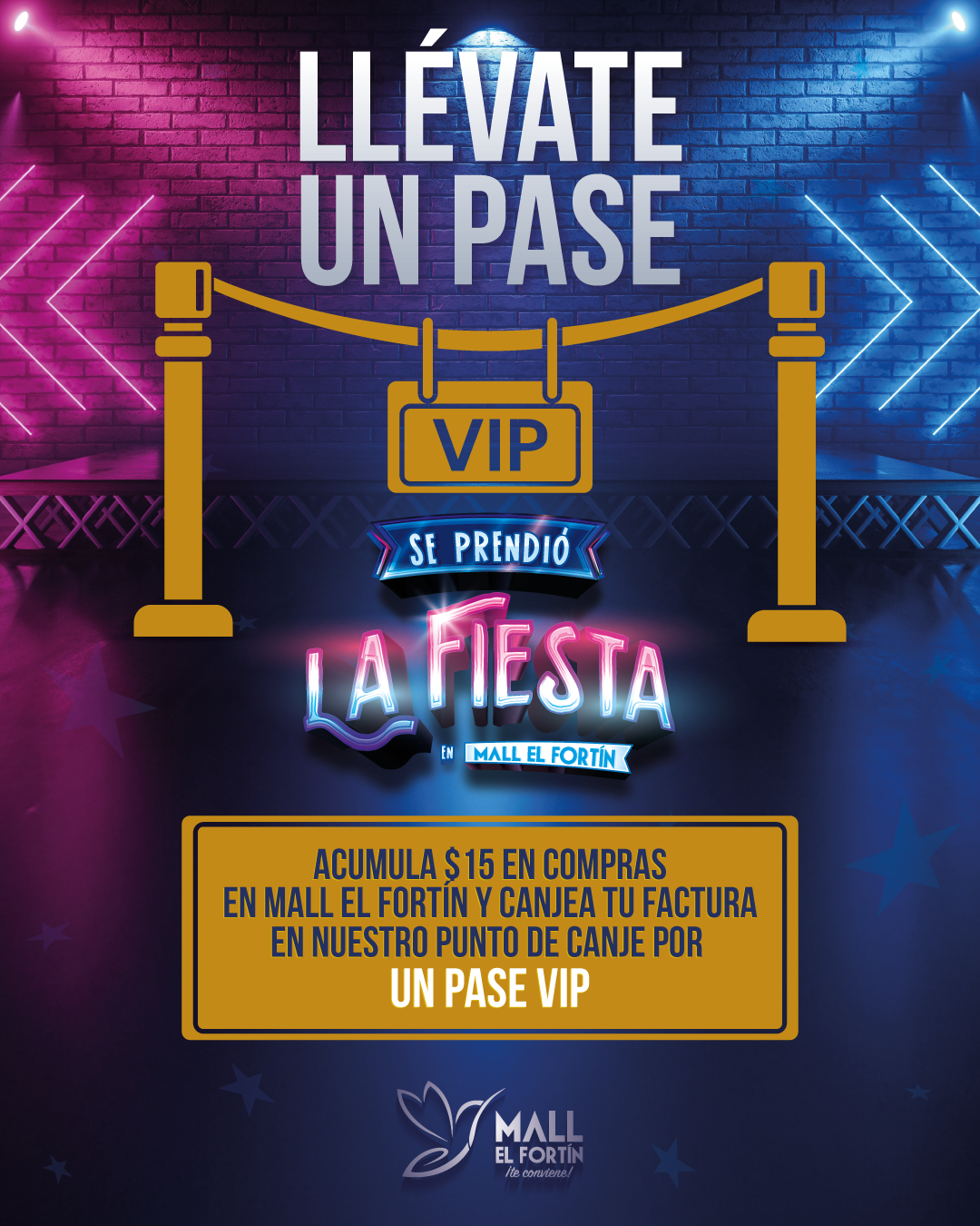 PASES VIP - SE PRENDIÓ LA FIESTA EN MALL EL FORTÍN